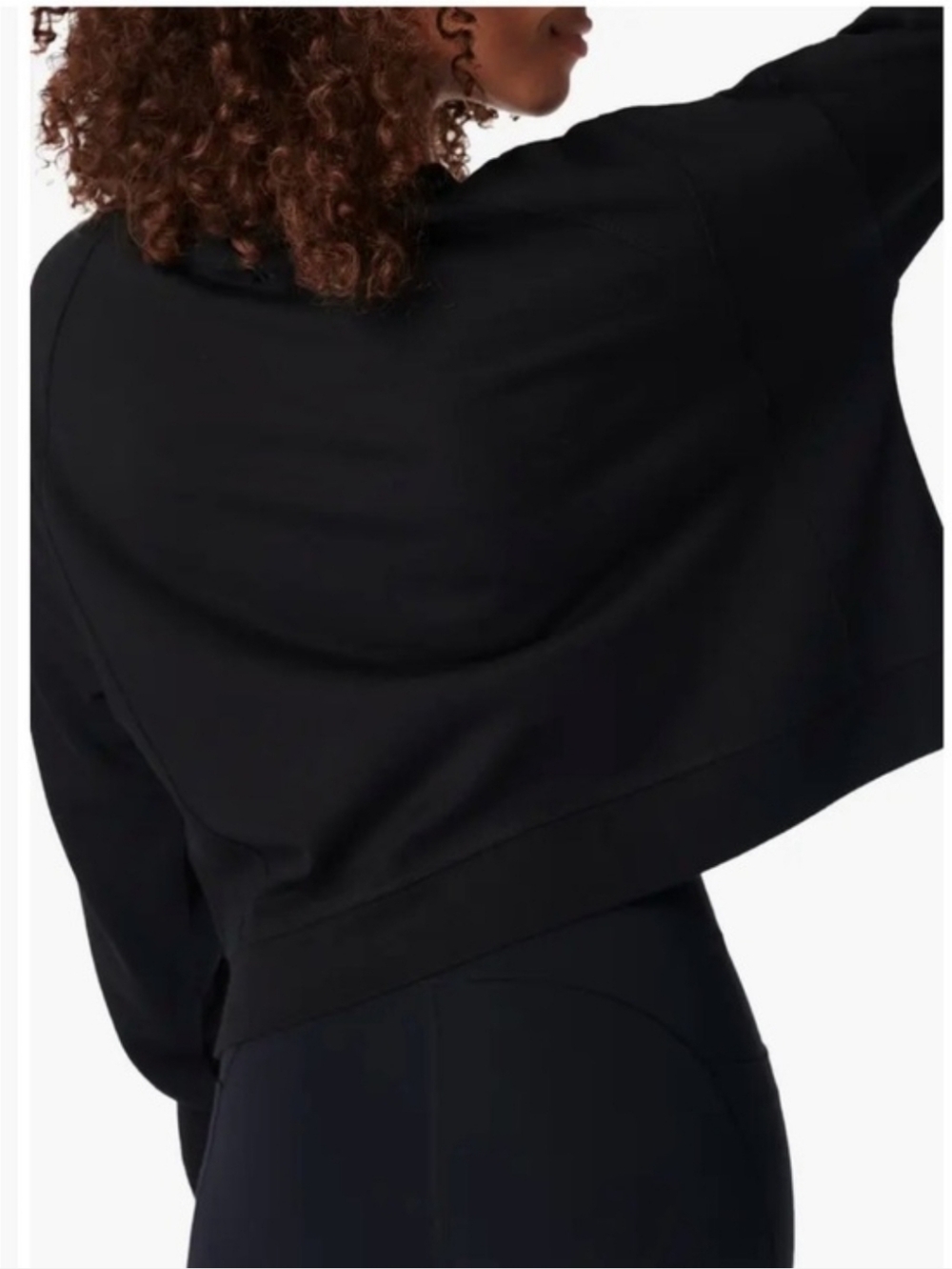 Sweaty Betty After Class Crop Sweatshirt Size 12 - Picture 2 of 8